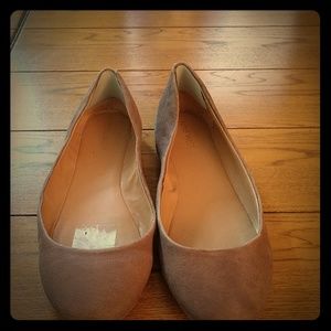 Nine West light brown ballet flats